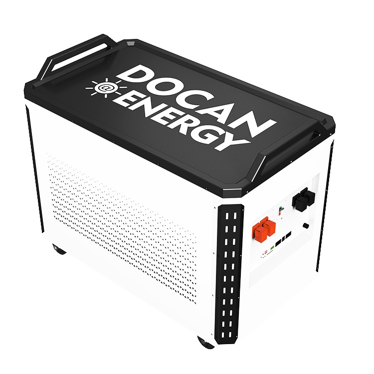 Docan Panda 48 kWh — bovenaanzicht met logo